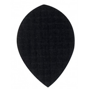 Nylon Longlife Fabric Flights - Pear - Black