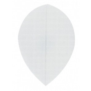 Nylon Longlife Fabric Flights - Pear - White