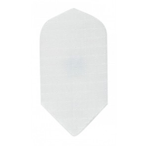 Nylon Longlife Fabric Flights - Slim - White
