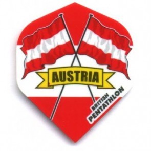 British Pentathlon Flag Land Dart Flights Austria