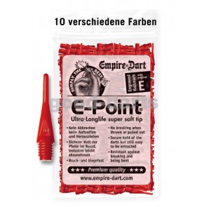 100 pcs. E-Point soft darts (short)